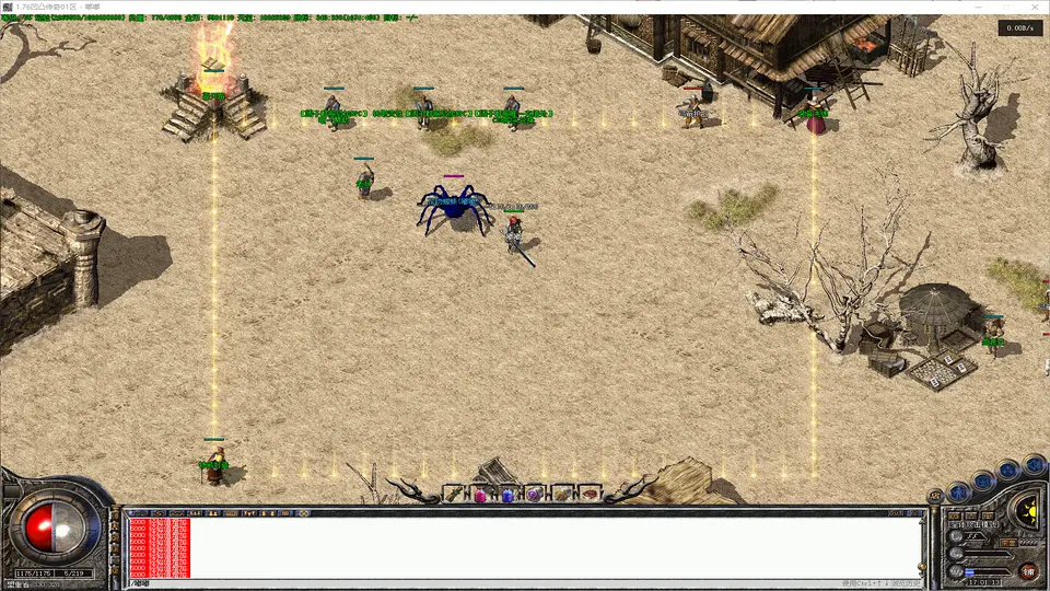 1.76凹凸传奇隐藏秘境地图与动态刷怪系统预览