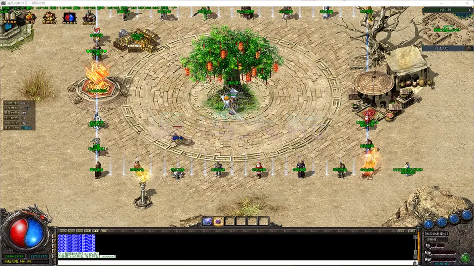 1.76清风沉默三职业平衡性与全自动挂机界面预览