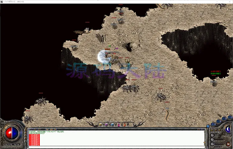 1.76仿盛大十周年-三职业经典地图赤月巢穴与领主战斗场景展示