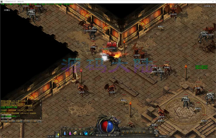 1.76高清月卡-三职业深渊时空门副本场景与动态难度平衡预览