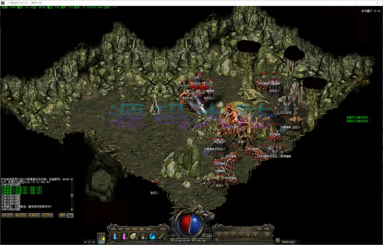 1.76高清月卡-三职业巅峰玩家荣誉墙与全服攻沙盛况预览