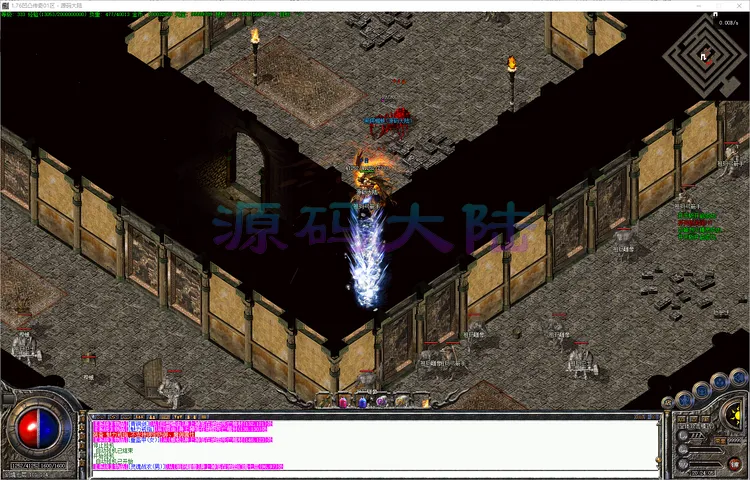 凹凸传奇-三职业动态刷怪秘境进入方式与隐藏地图场景展示