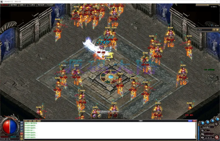 北荒沉默单职业全服合影展示，见证万王之王诞生