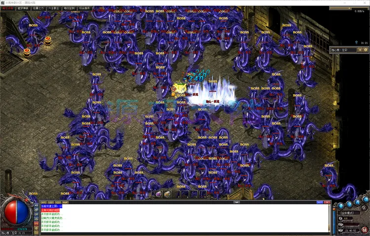 北荒沉默单职业终极地图展示，挑战荒古巨兽爆神装