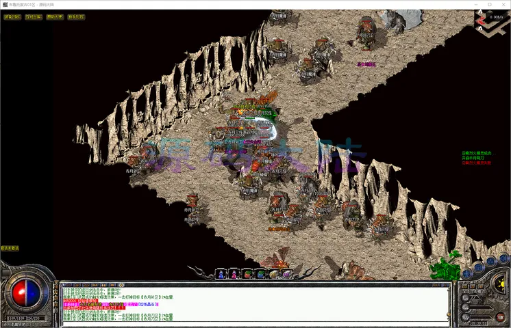 布鲁托复古-三职业进阶地图路径与复古深渊终极打宝区域展示