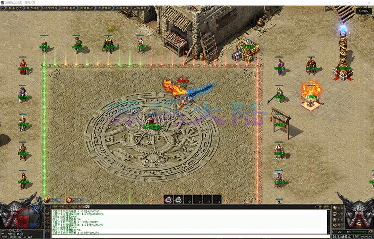 沧海无劫单职业采用稳定翎风引擎，支持自动回收与回收加成系统