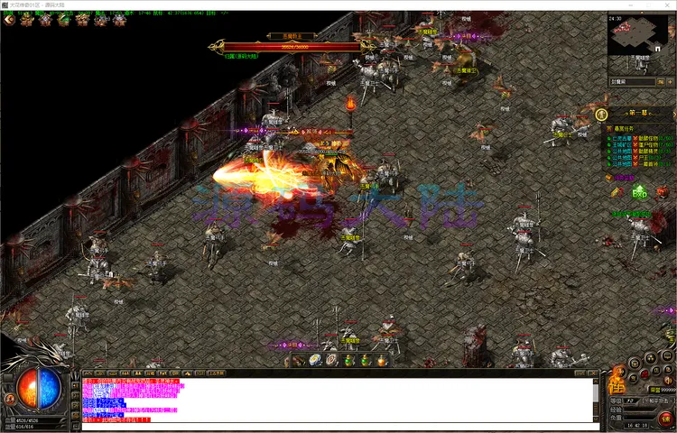 长安十二关幕 LF 引擎纯净服务端与 NPC 脚本逻辑展示