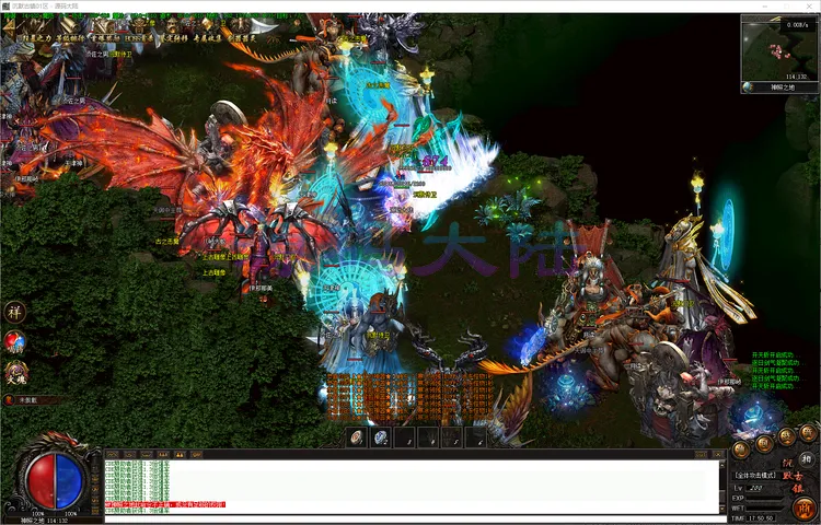 沉默古镇-单职业五大陆进阶模式与专属地图场景展示