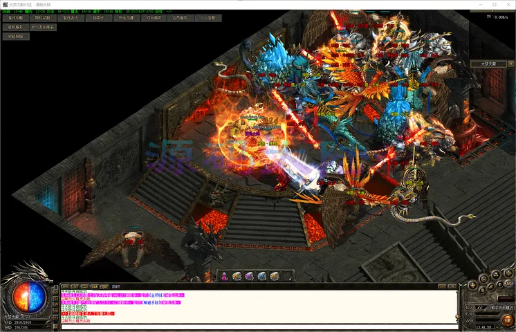 大梦沉默三职业15G补丁完整包与服务端运行效果合影