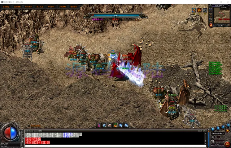 帝王沉默-三职业服务端性能监测数据与纯净环境运行看板