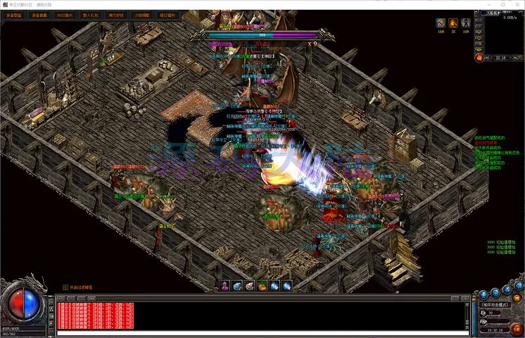 帝王沉默-三职业巅峰玩家荣誉合影与全服攻沙盛况总结