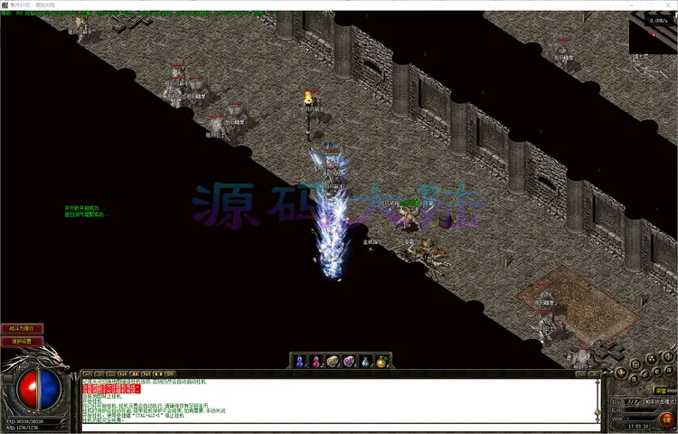 寒月传奇-三职业智能自动化挂机设置与装备一键回收演示