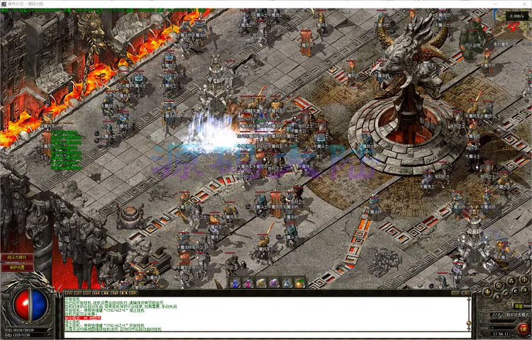 寒月传奇-三职业极品元素属性加成与洗练系统看板展示