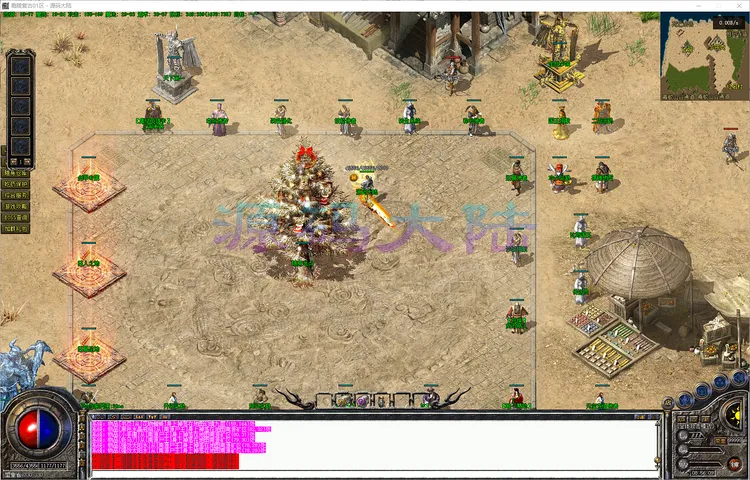 嘉陵复古-三职业天神怒斩宝石特效与神界大陆BOSS挑战演示