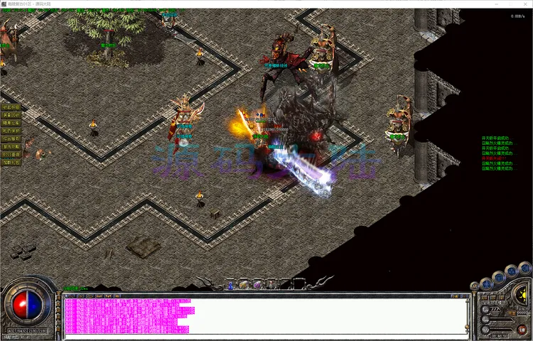 嘉陵复古-三职业服务端性能监测数据与纯净底端运行看板演示