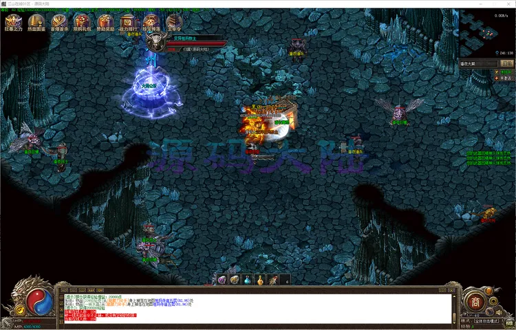 江山在线-单职业纯净无插件环境与无干扰 NPC 界面展示