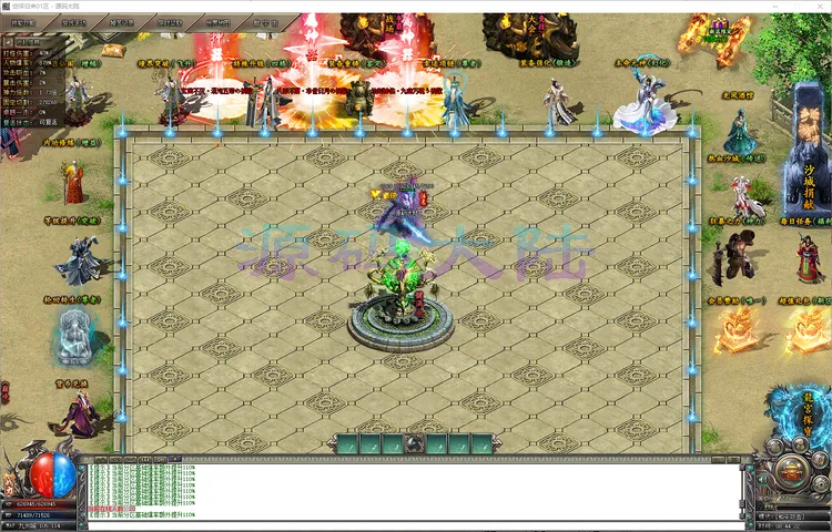 剑侠归来采用稳定翎风引擎，支持动态天气系统与全自动回收挂机