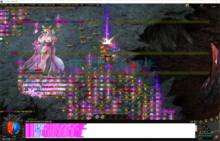 九天沉默天道化身副本现场，展示统御勋章带来的强大属性增幅