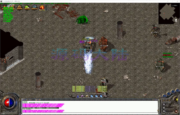 灵蛇复古-三职业顶级灵兽凤凰属性展示与装备插槽镶嵌界面