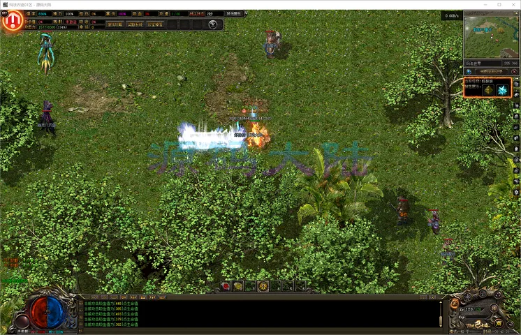 玛法古迹-单职业万倍爆率兑换NPC与高爆率实测展示