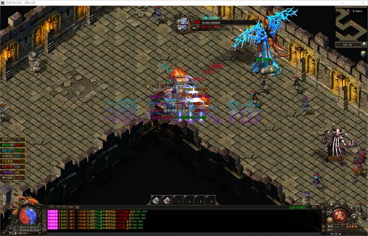 梦渡千秋-单职业智能挂机拾取与高清光柱效果预览