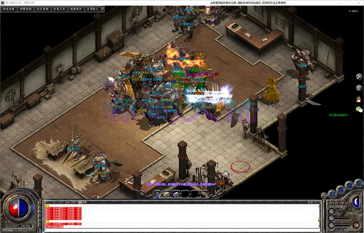 1.76秦川复古三职业终极 BOSS 挑战与行会攻沙场景全景展示