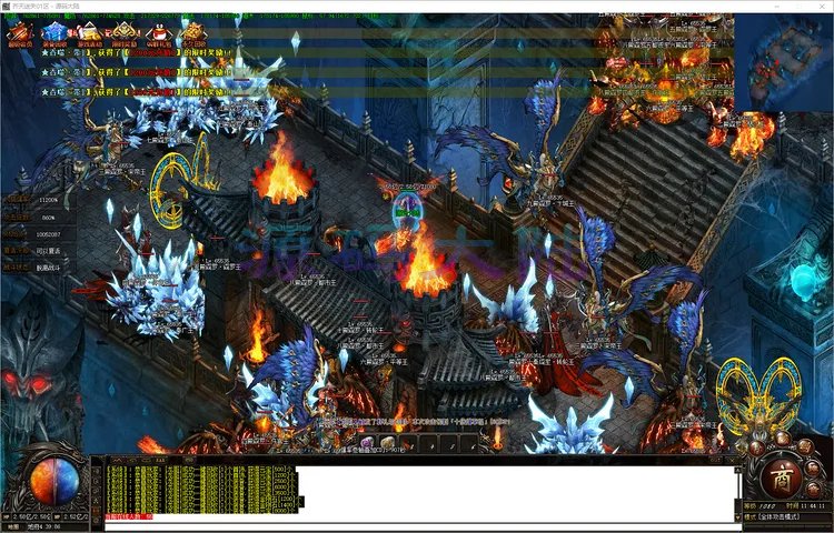 齐天迷失-单职业全自动回收面板设置与 5 大神宠辅助战斗场景展示