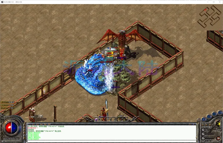 秋风沉默-三职业九层妖塔、北方雪原与水上世界地图挑战