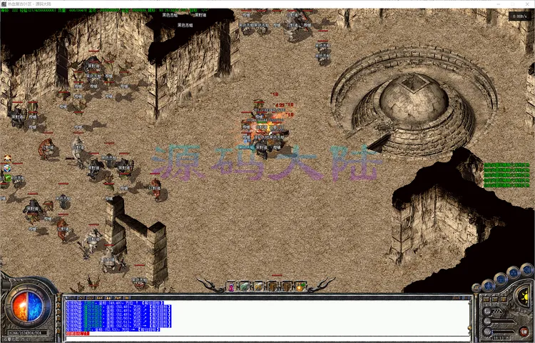 热血复古-三职业全地图资源产出看板与自动回收效率演示