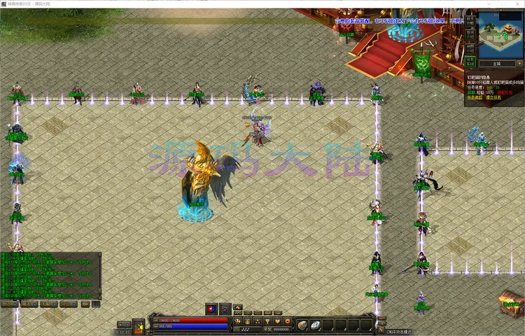 神宵传奇-三职业 7.13G 高清地图细节与十二传承套装流光展示