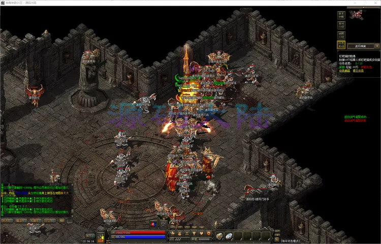 神宵传奇-三职业十二传承套装属性看板与 HP 提升效果演示