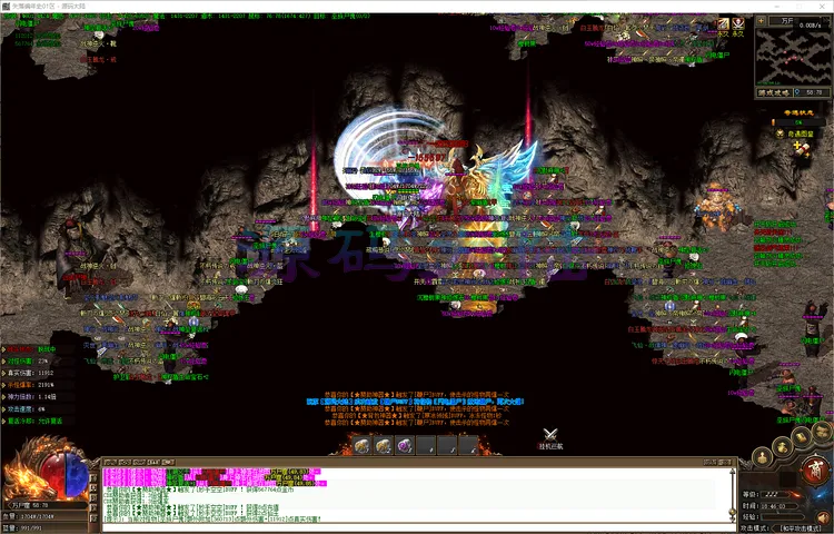 失落编年史-单职业超高清技能粒子特效与打击感演示