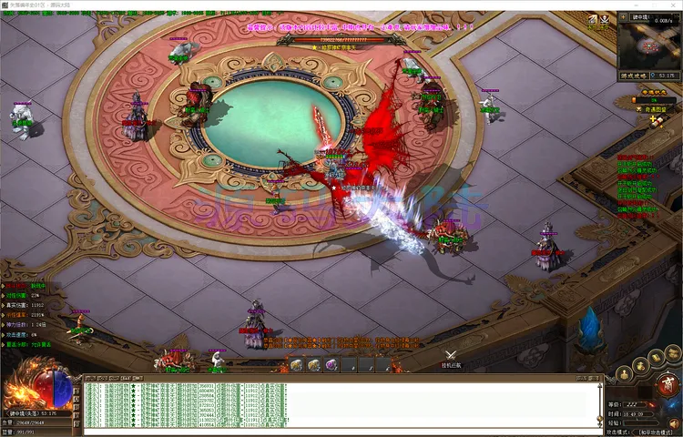 失落编年史-单职业顶级玩家荣誉殿堂与全服特效合影