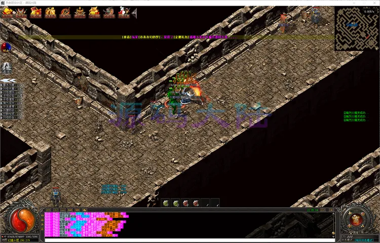 天命符文-三职业全屏吸怪神技与全自动拾取回收福利实测预览