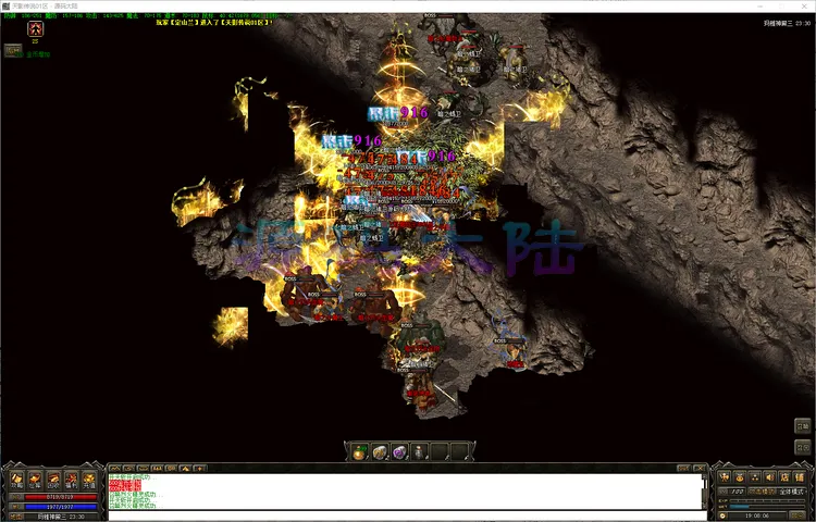 天影传说-三职业顶级玩家大合影与全服攻沙巅峰时刻记录