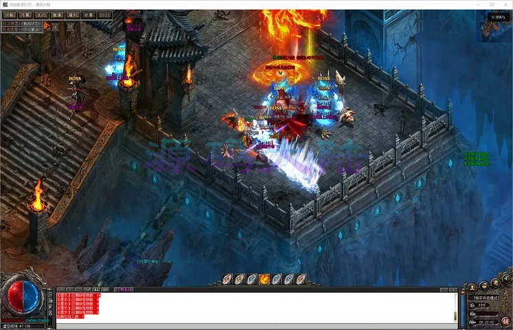 问剑奇龙-单职业顶级玩家荣誉殿堂与全服特效合影展示