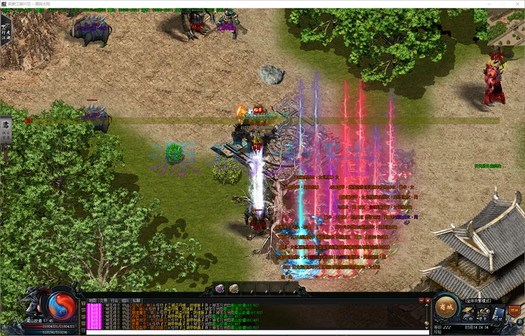 笑傲江湖-单职业服务端管理中心与智能假人系统记录