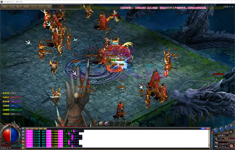 遗忘神器单职业终极挑战现场，爆率全开震撼视觉效果