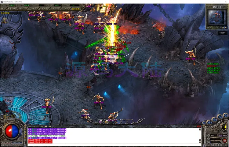 仗剑天涯-单职业九层妖塔内部场景与高阶领主掉落展示