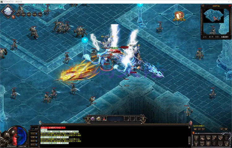 斩天传说-三职业装备在线精炼系统与时装升级属性看板展示