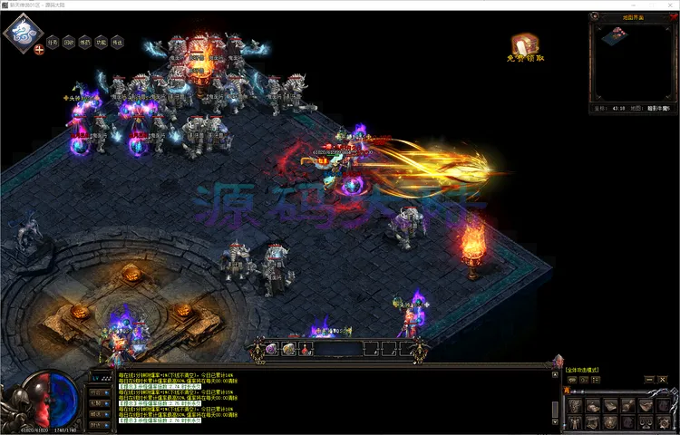 斩天传说-三职业巅峰玩家荣誉墙与三大陆要塞地图场景预览